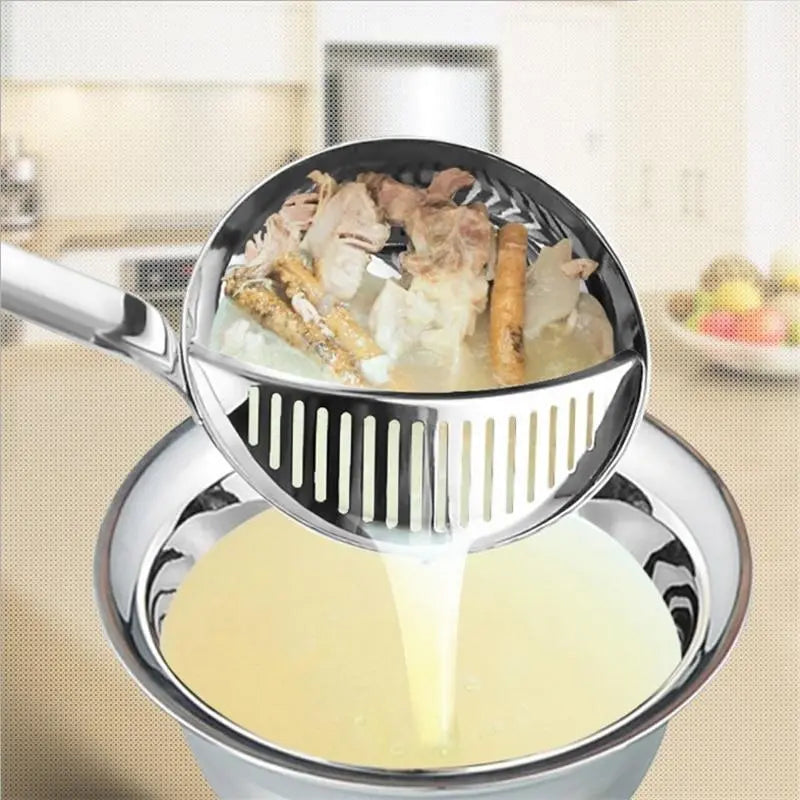 Stainless Steel Kitchen Colander Spoon